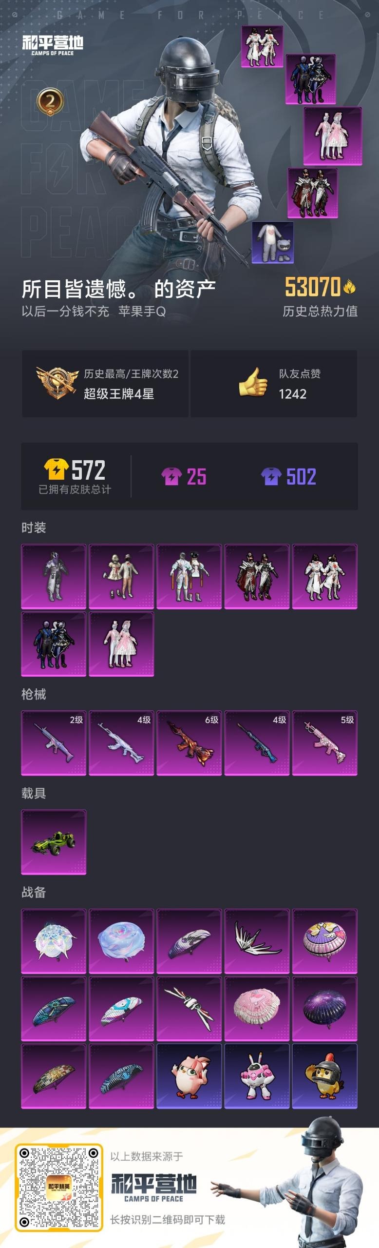 HPQM465656和平精英账号详情图17