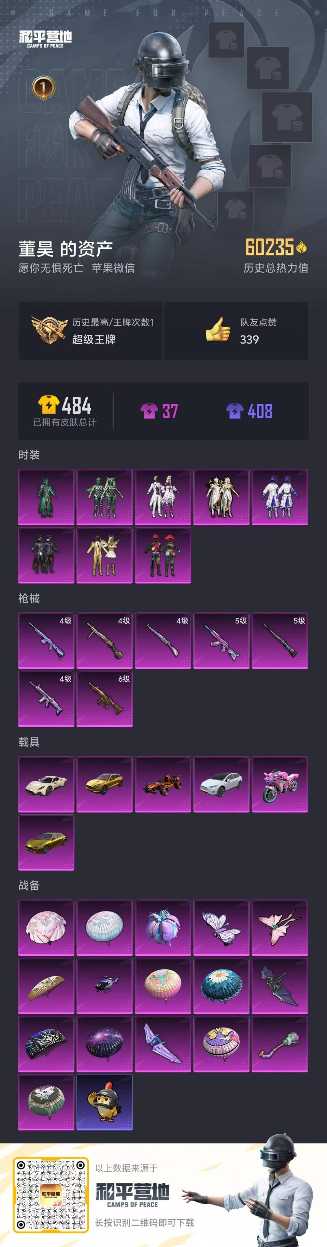 HPQM468209和平精英账号详情图7