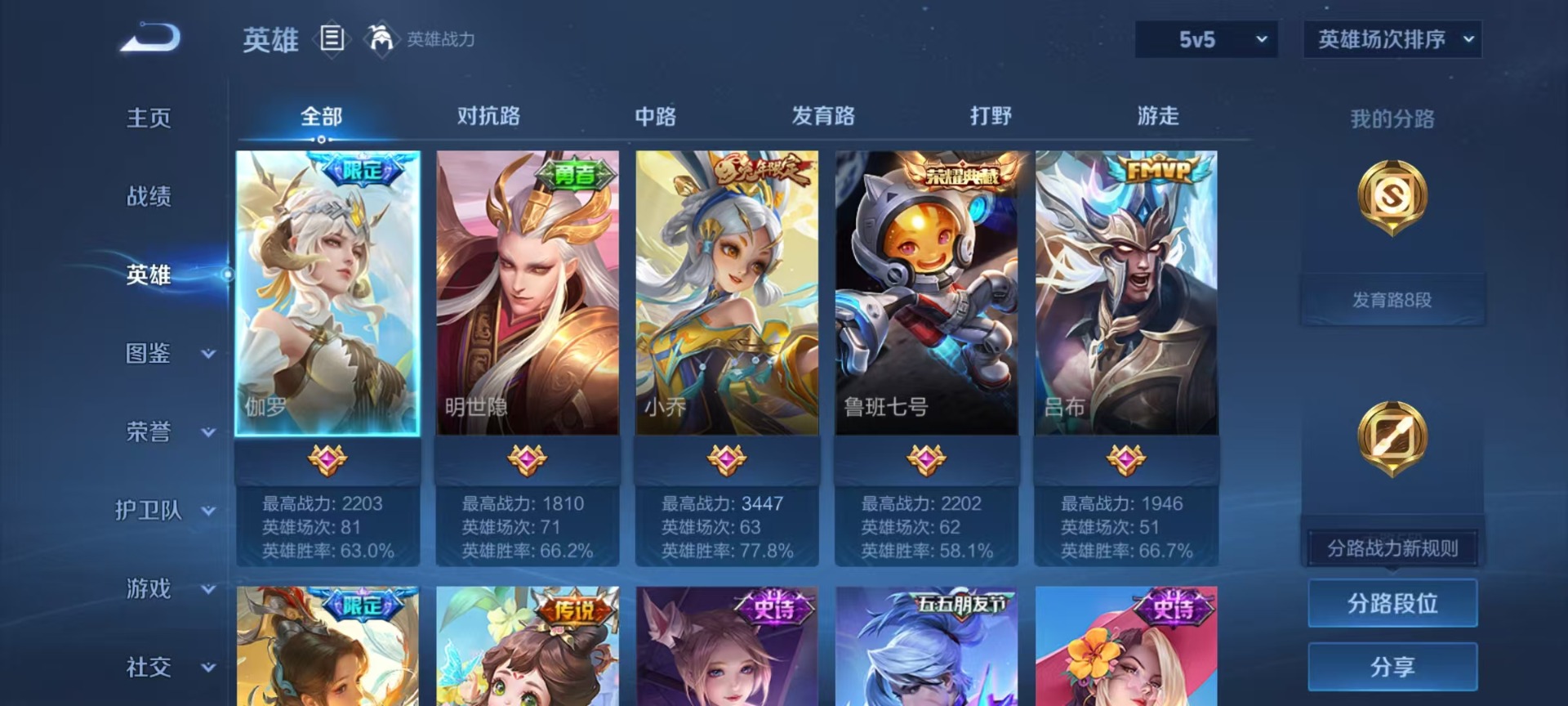 WZCMW4128016王者荣耀账号详情图6