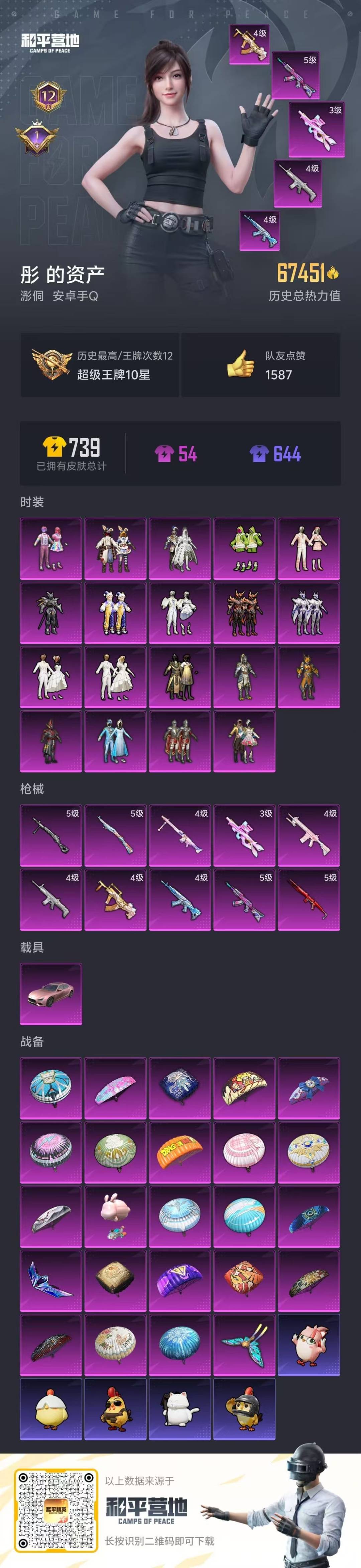 HPQM468867和平精英账号详情图3