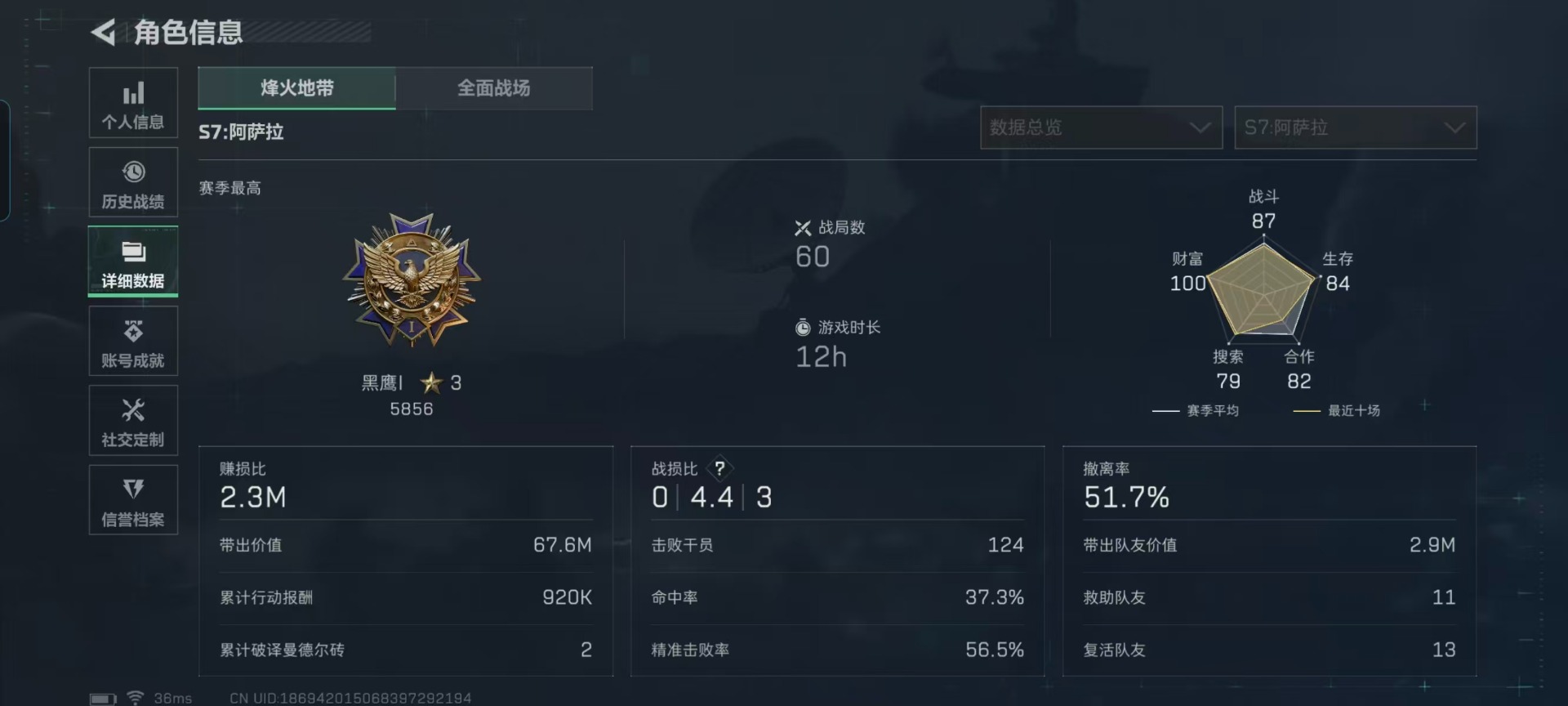 SJZQM435741三角洲行动账号详情图31