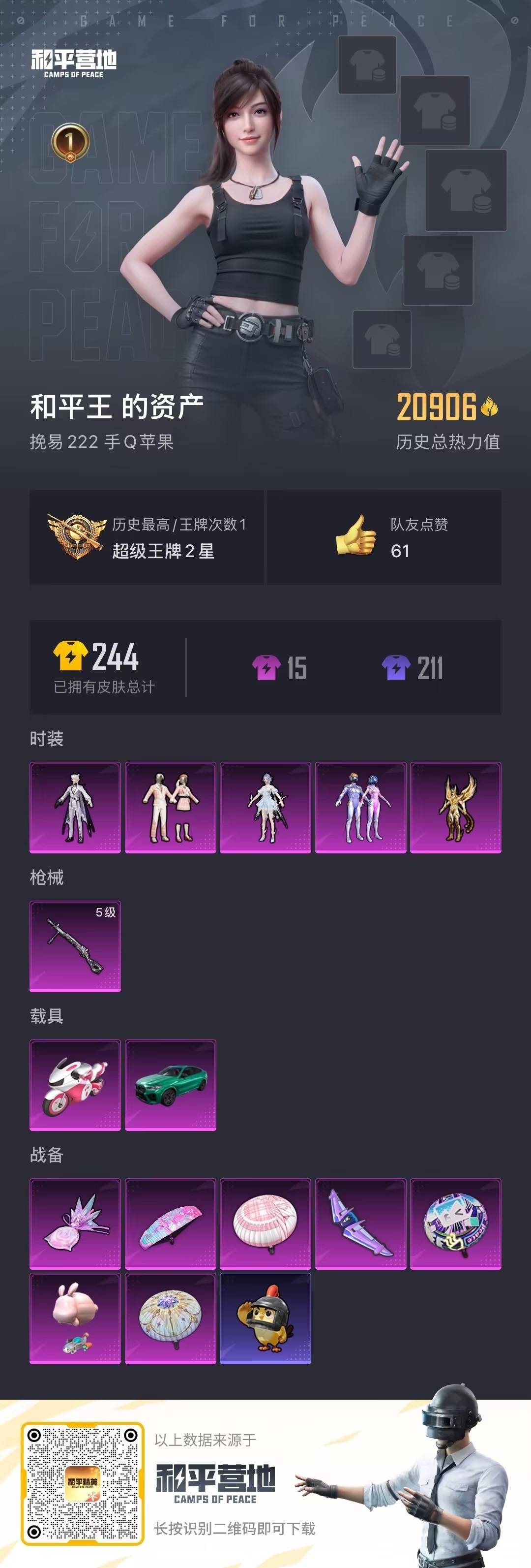 HPQM468965和平精英账号详情图6