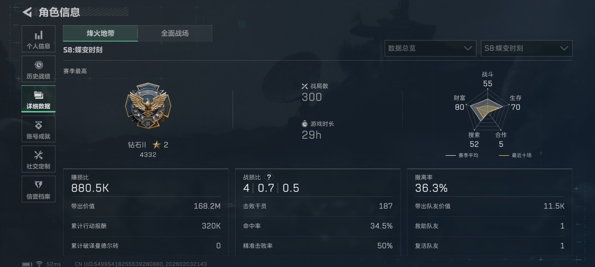 SJZCMW436635三角洲行动账号详情图4