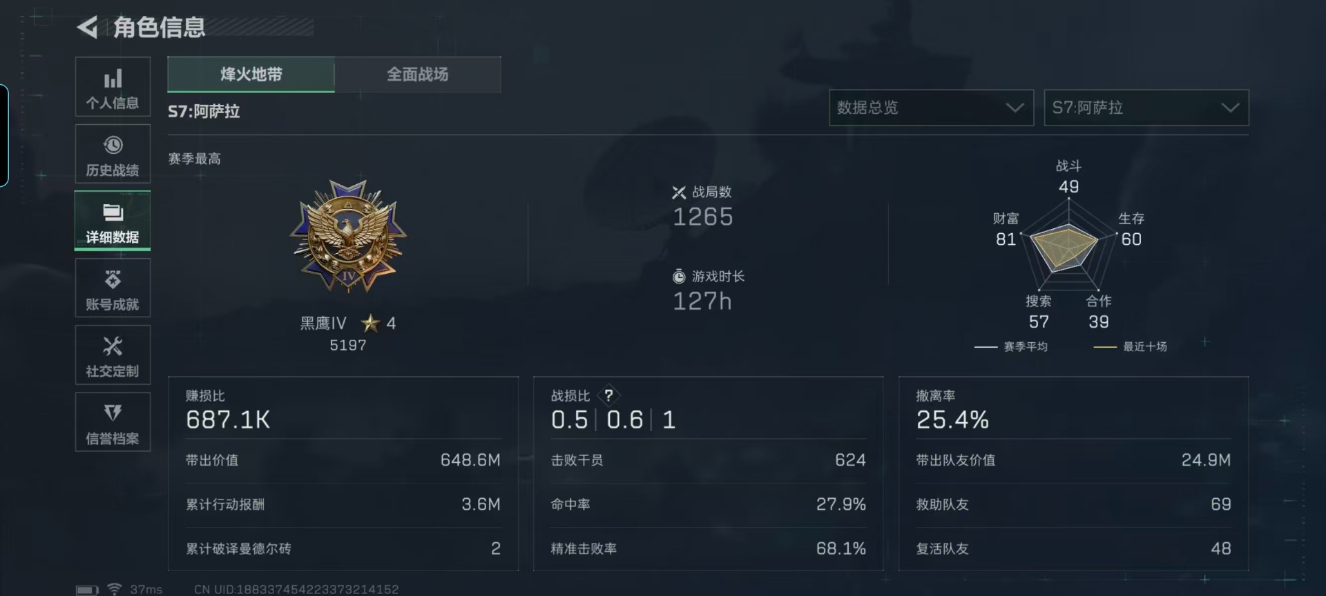 SJZCMW436658三角洲行动账号详情图33