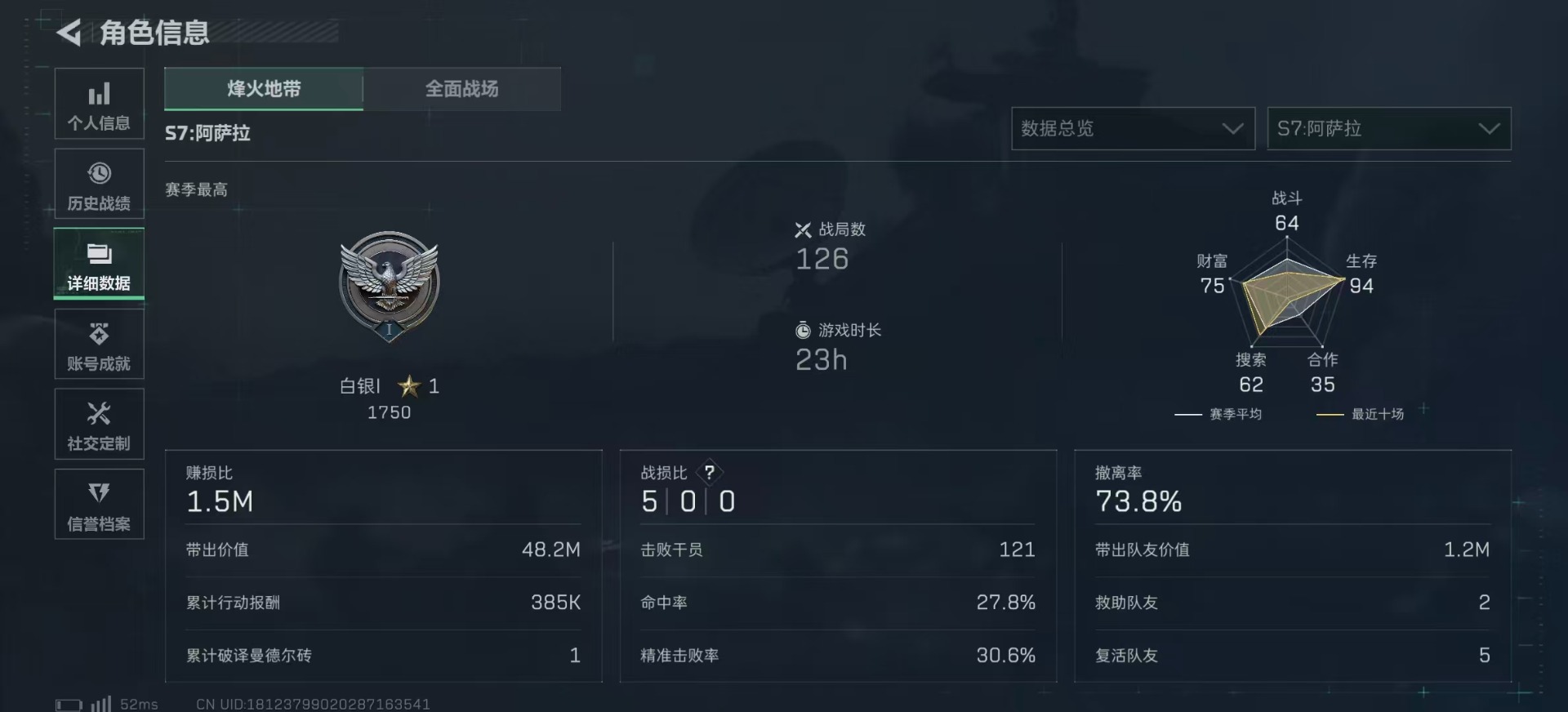 SJZCMW436392三角洲行动账号详情图4