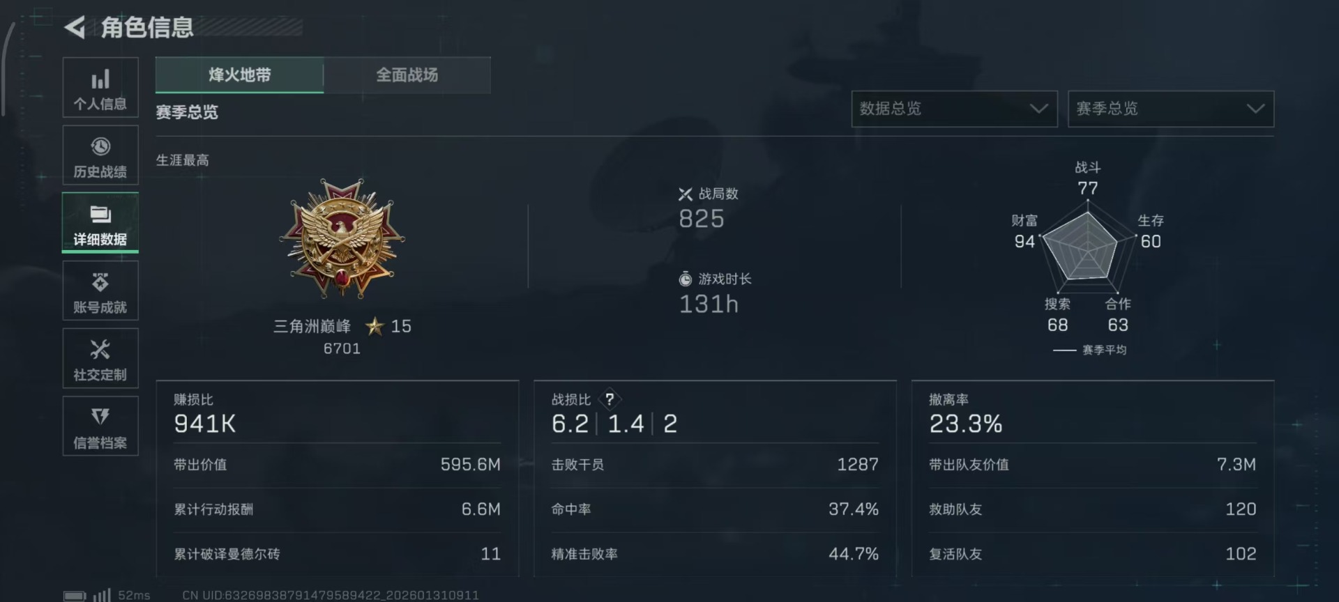 SJZCMW437051三角洲行动账号详情图13