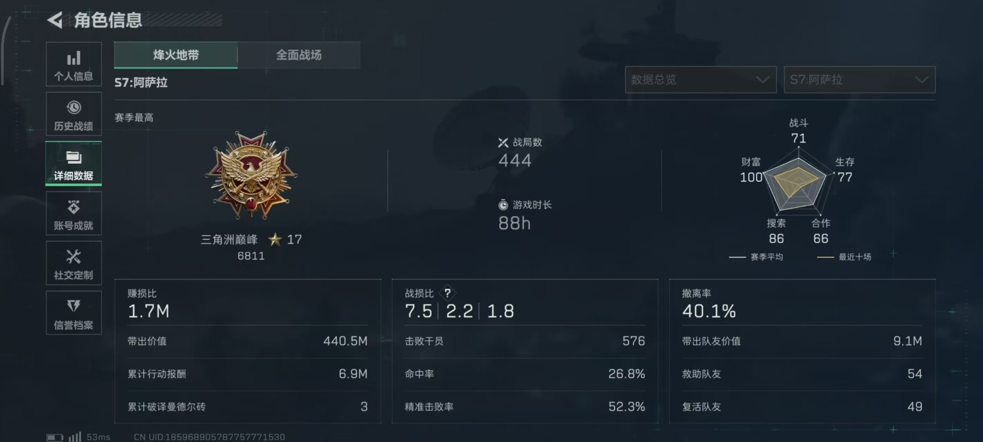 SJZCMW437065三角洲行动账号详情图24