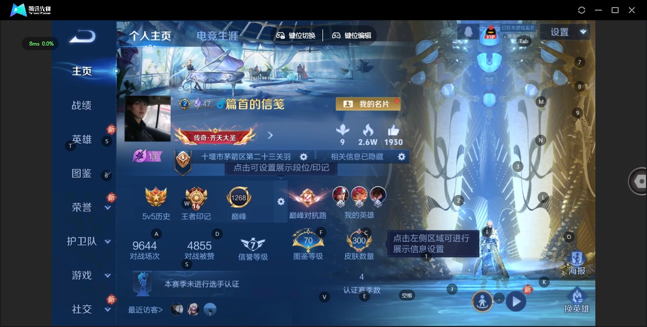 WZQM4133340王者荣耀账号详情图4