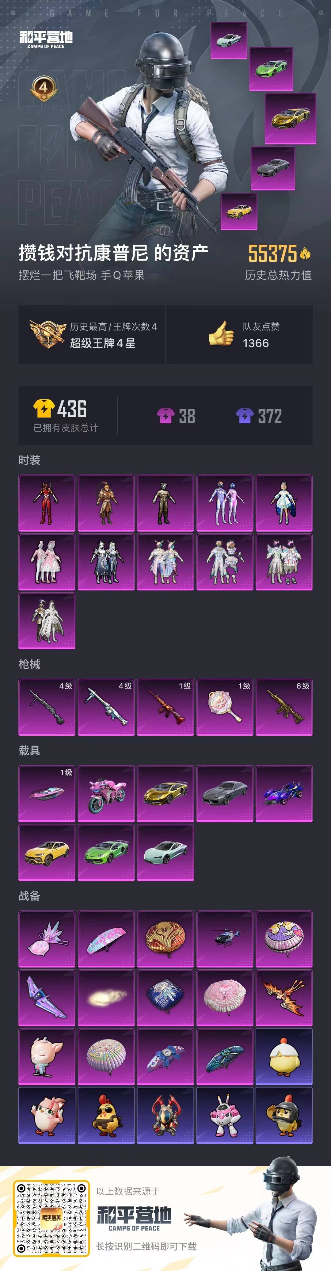 HPQM470836和平精英账号详情图6