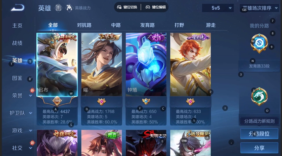 WZCMW4135068王者荣耀账号详情图4