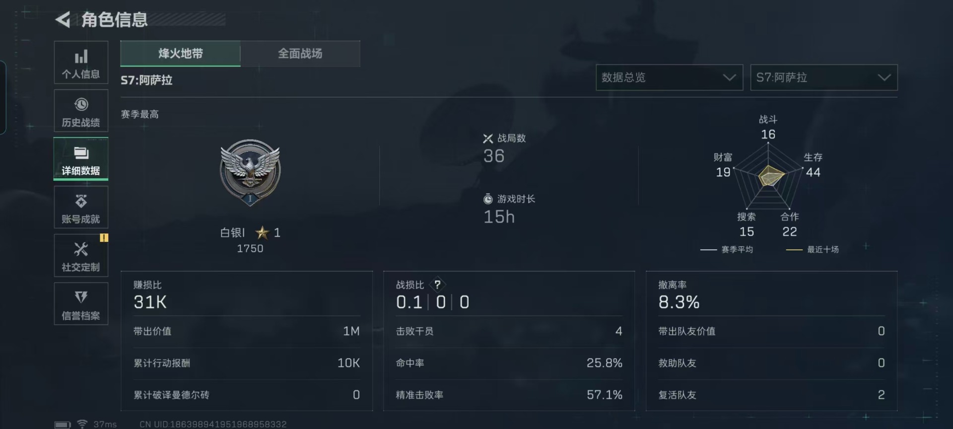 SJZQM437280三角洲行动账号详情图28