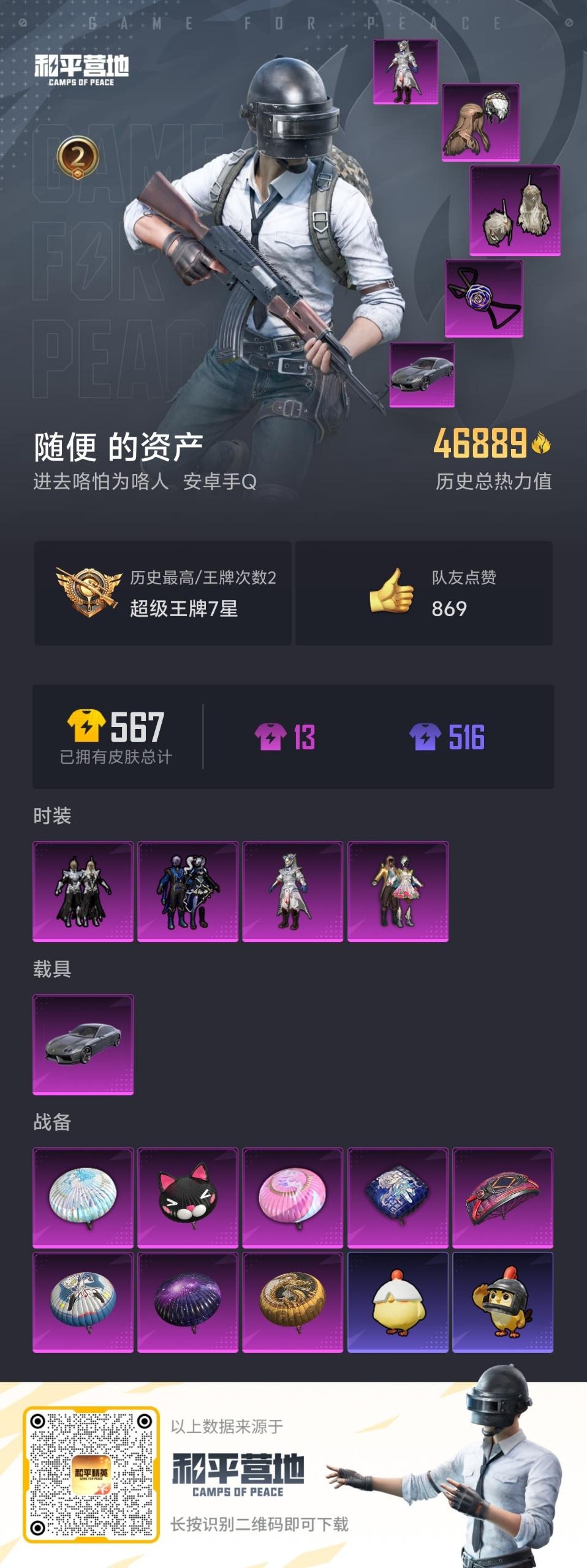 HPCMW472327和平精英账号详情图4