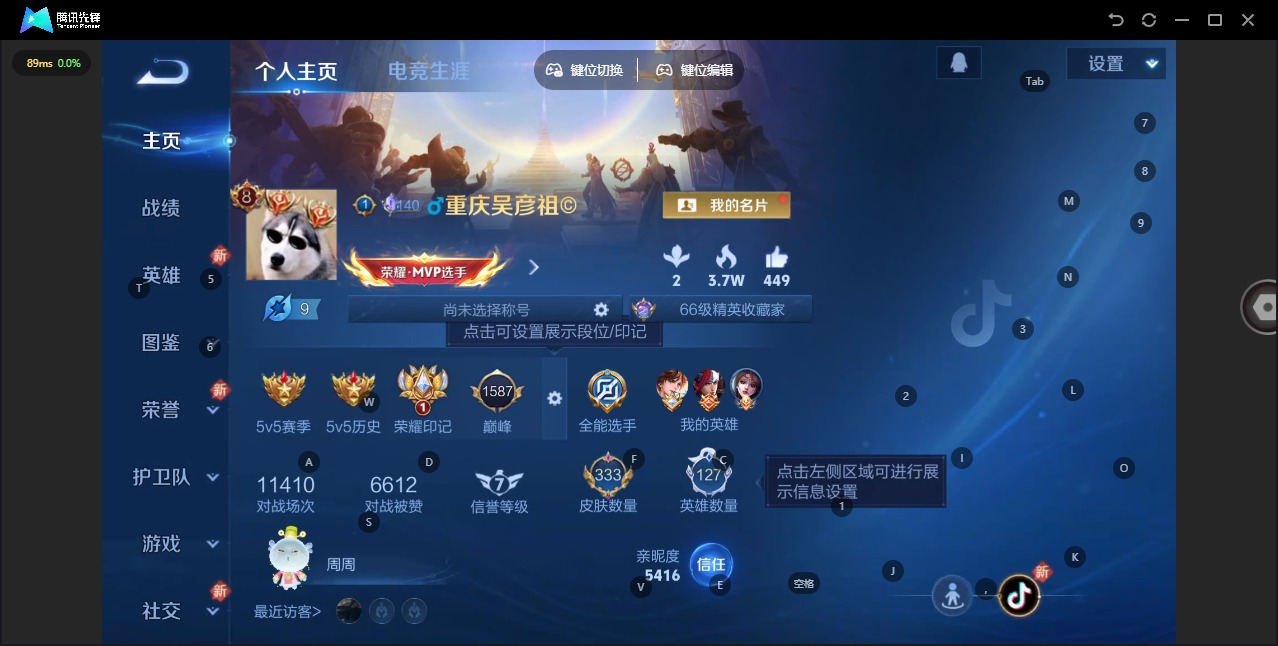 WZQM4134681王者荣耀账号详情图5