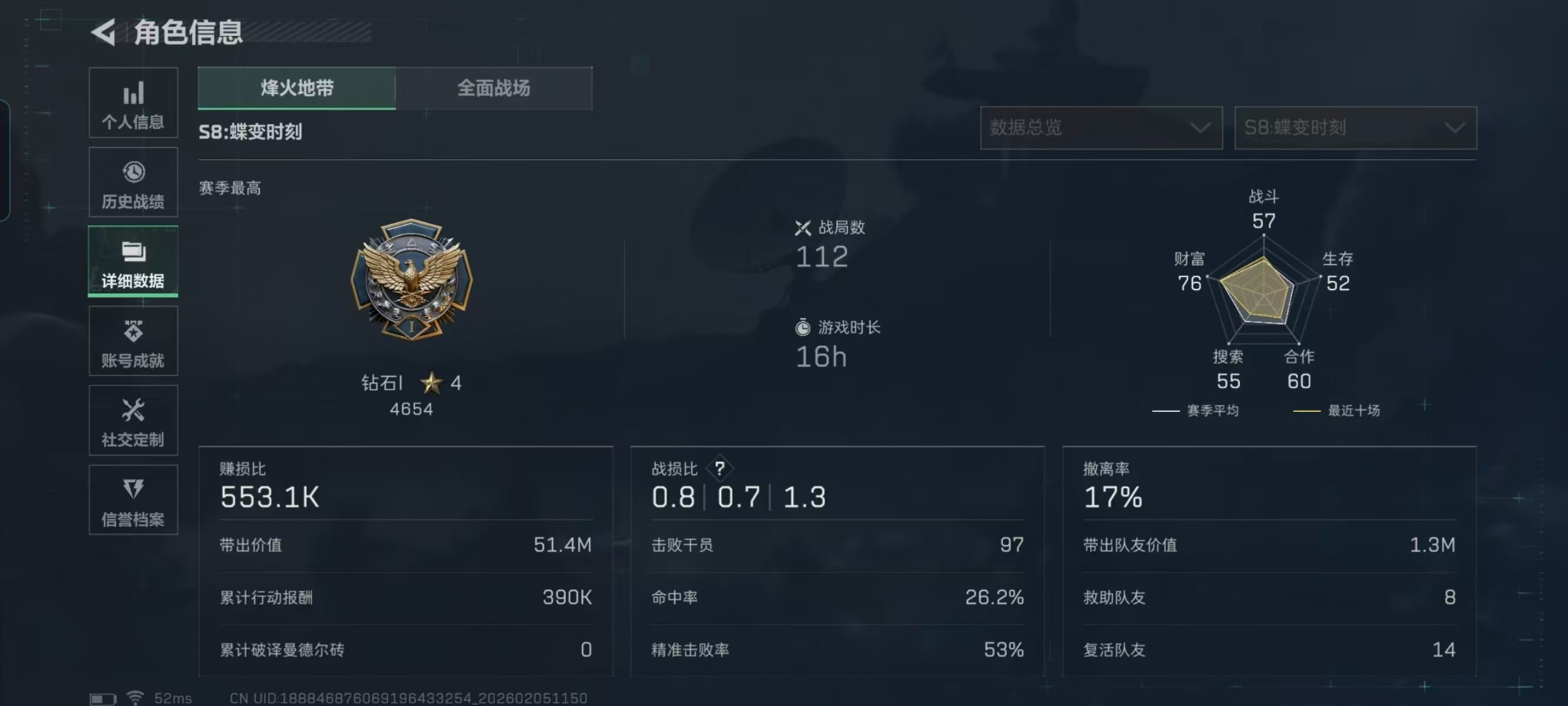 SJZCMW438326三角洲行动账号详情图22