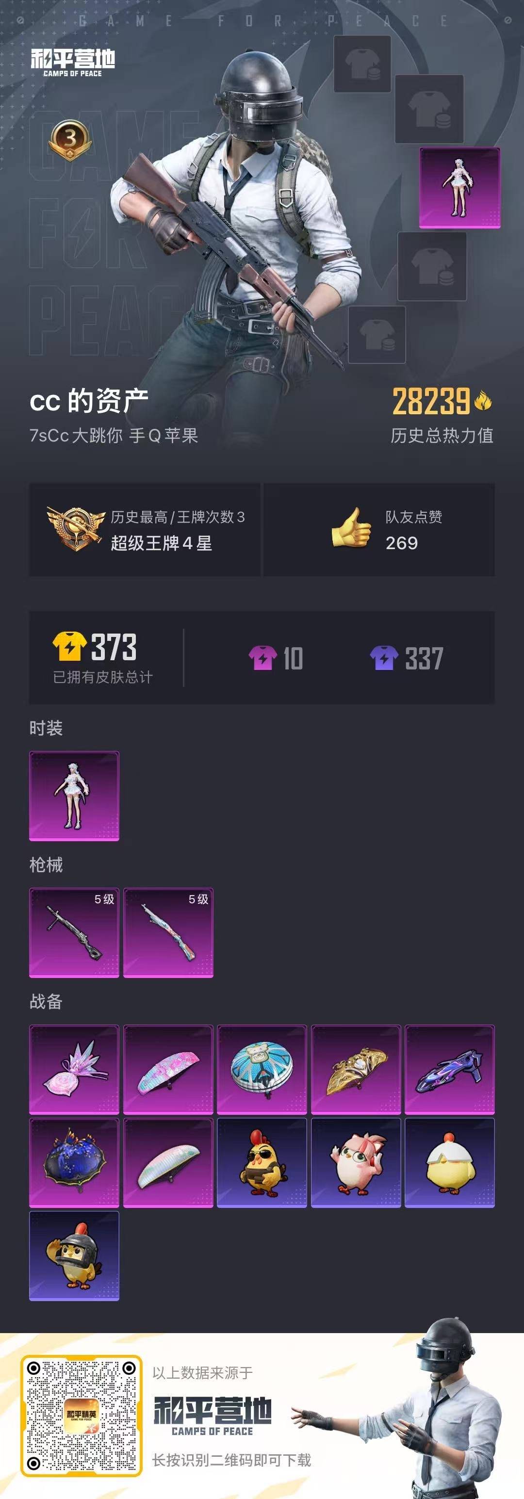 HPCMW473879和平精英账号详情图3