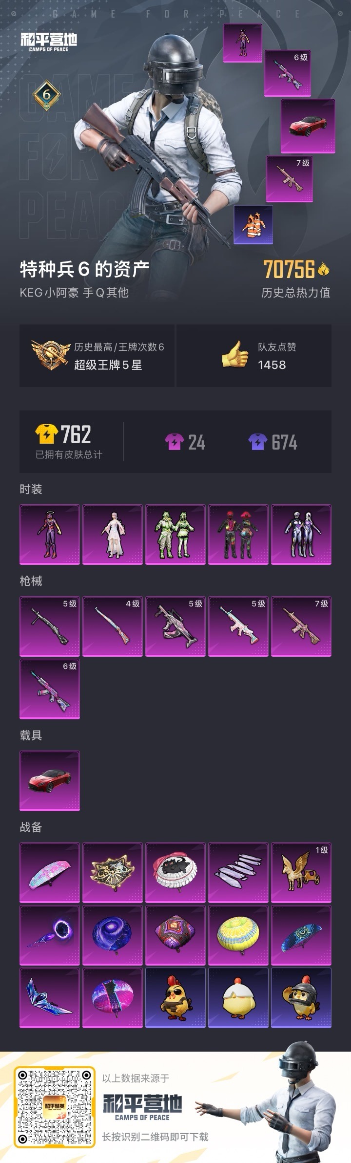 HPCMW473887和平精英账号详情图15