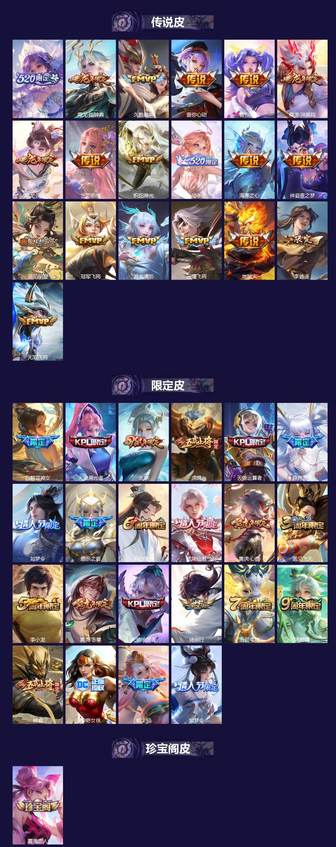 WZQM4138837王者荣耀账号详情图3