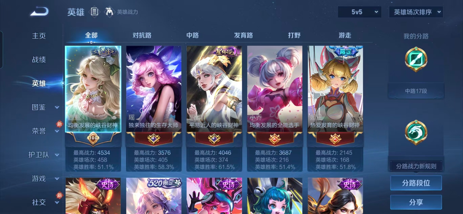 WZCMW4140673王者荣耀账号详情图2