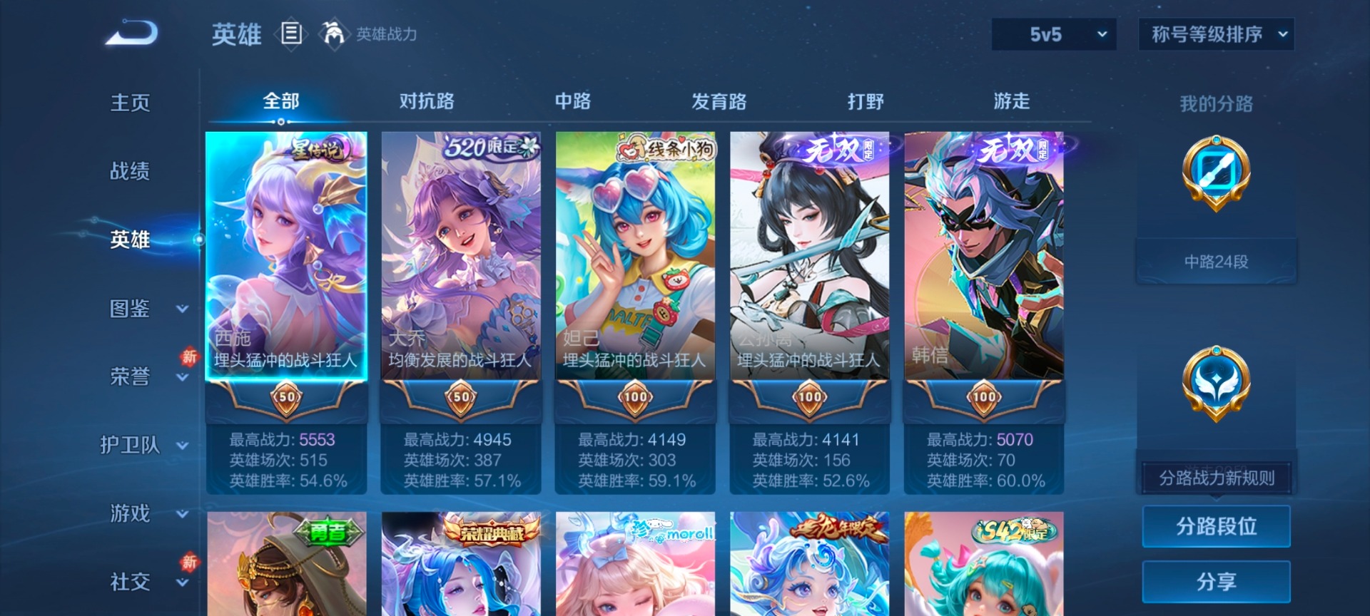 WZCMW4140969王者荣耀账号详情图4