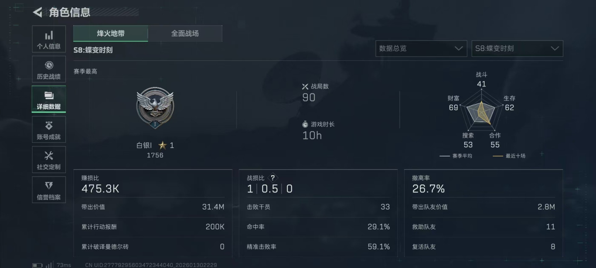 SJZCMW439555三角洲行动账号详情图26