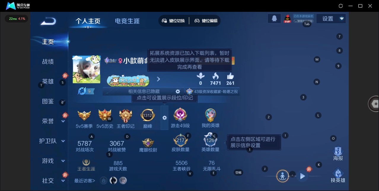 WZQM4141247王者荣耀账号详情图3