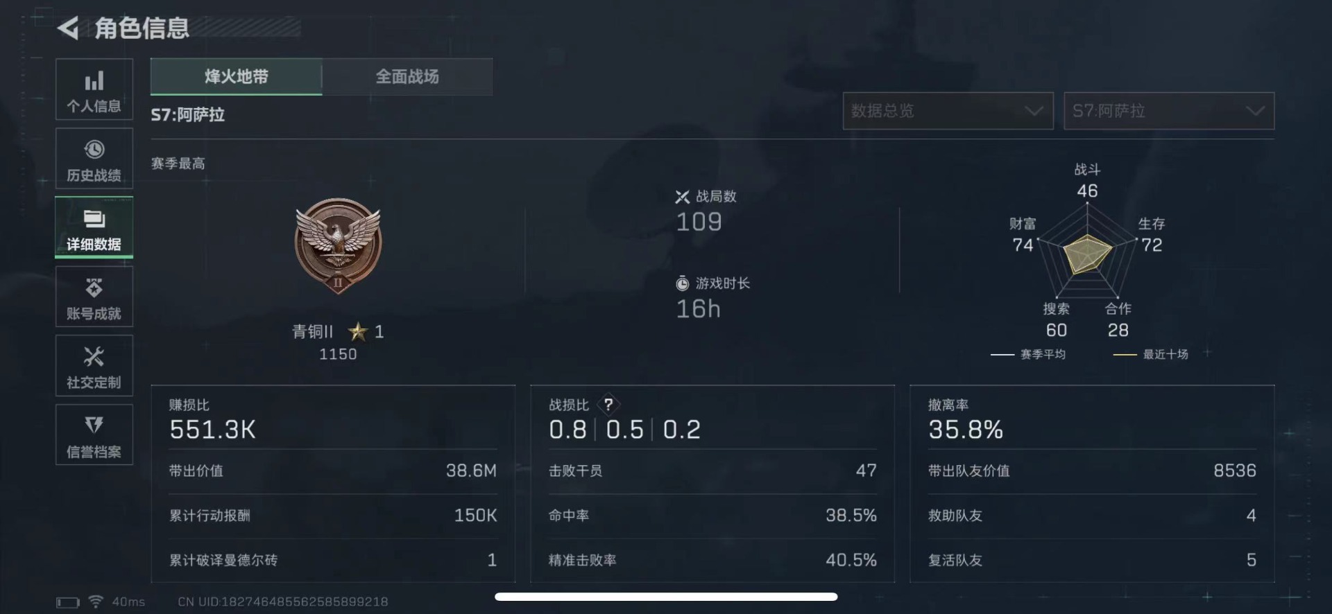 SJZCMW442750三角洲行动账号详情图4