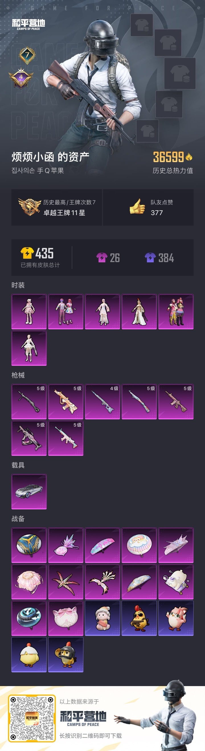 HPQM478860和平精英账号详情图6