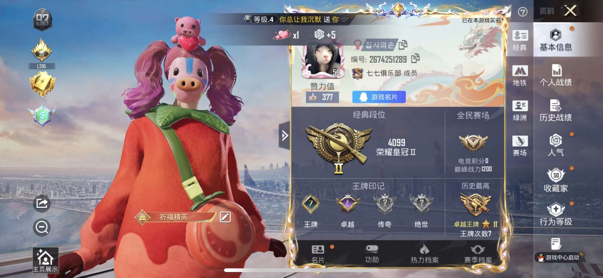 HPQM478860和平精英账号详情图24