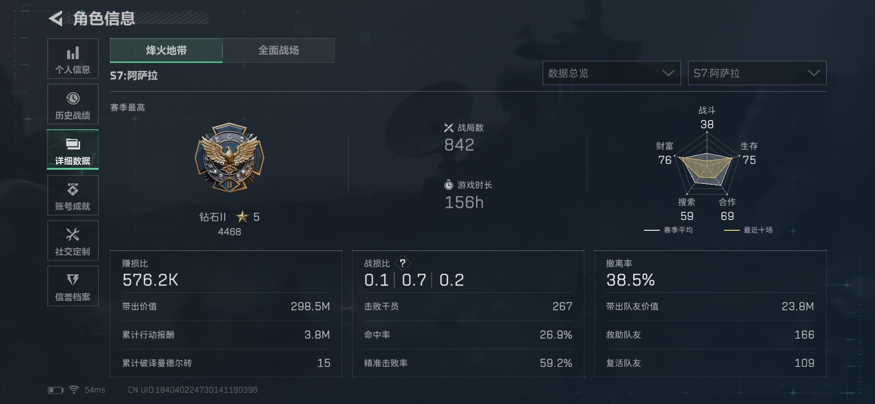 SJZCMW458125三角洲行动账号详情图20