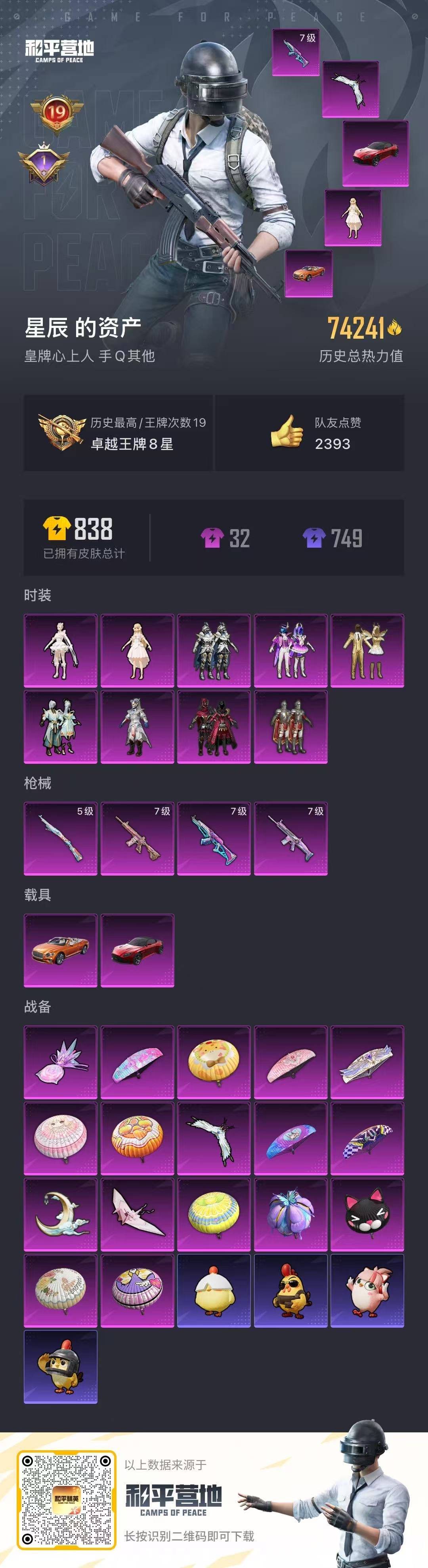 HPQM4115920和平精英账号详情图3