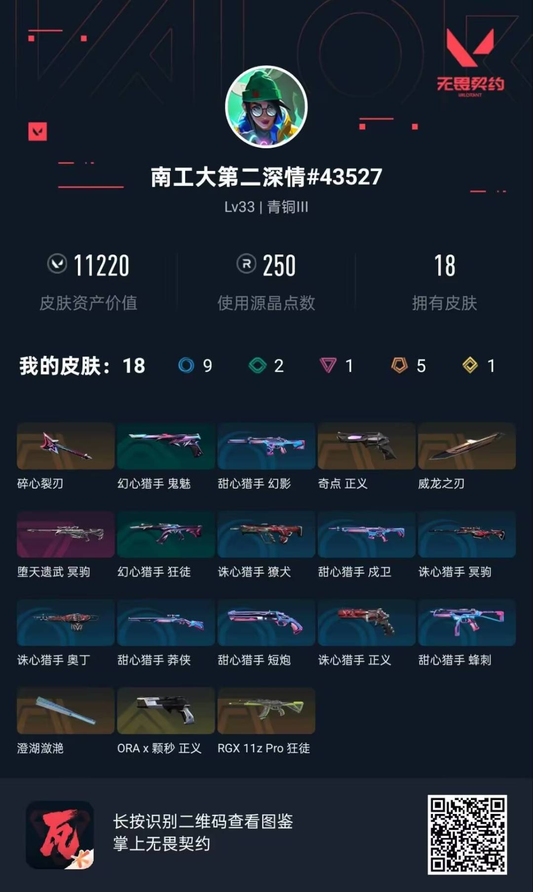 WWQQM414001无畏契约账号详情图8