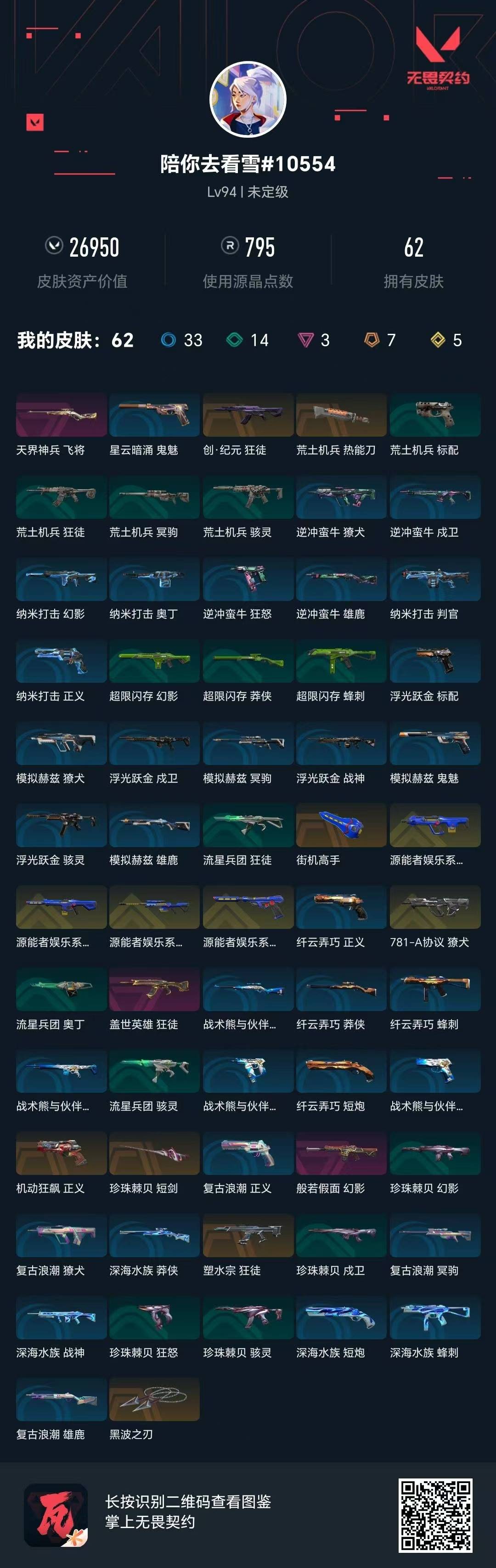 WWQQM414465无畏契约账号详情图6