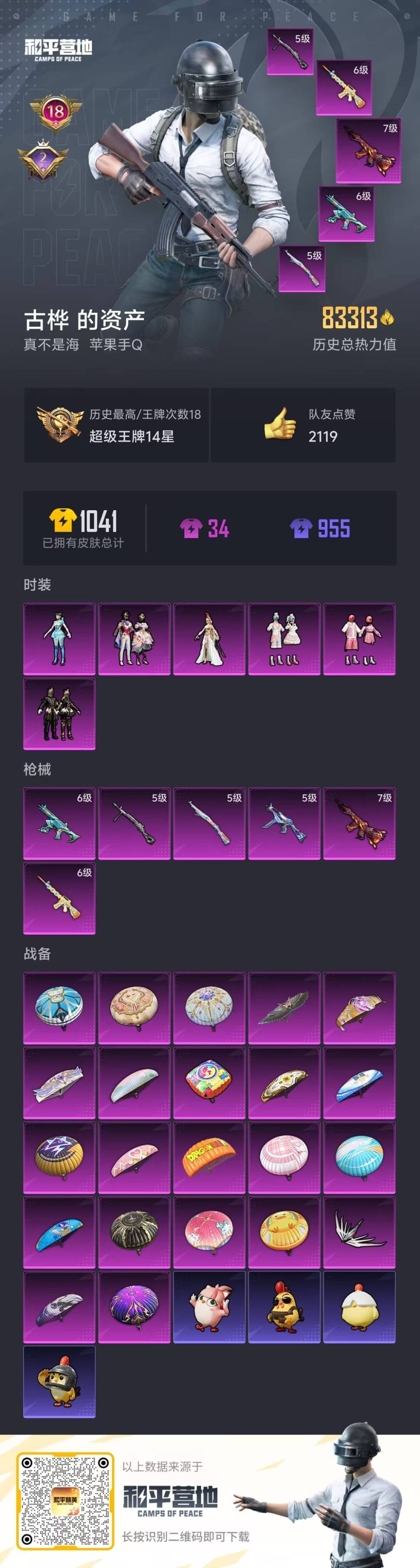 HPQM477857和平精英账号详情图7