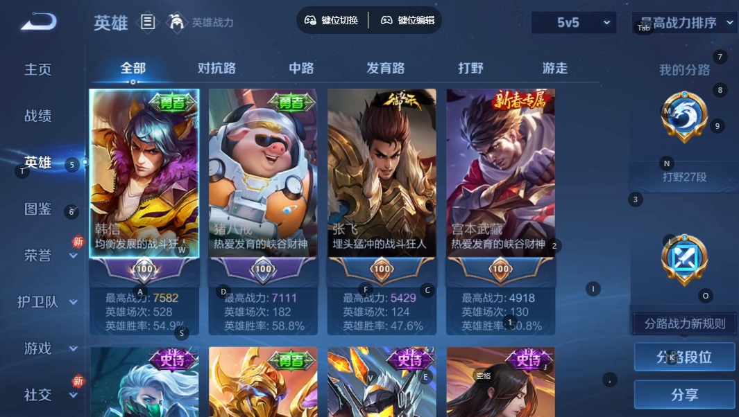 WZCMW4153427王者荣耀账号详情图4