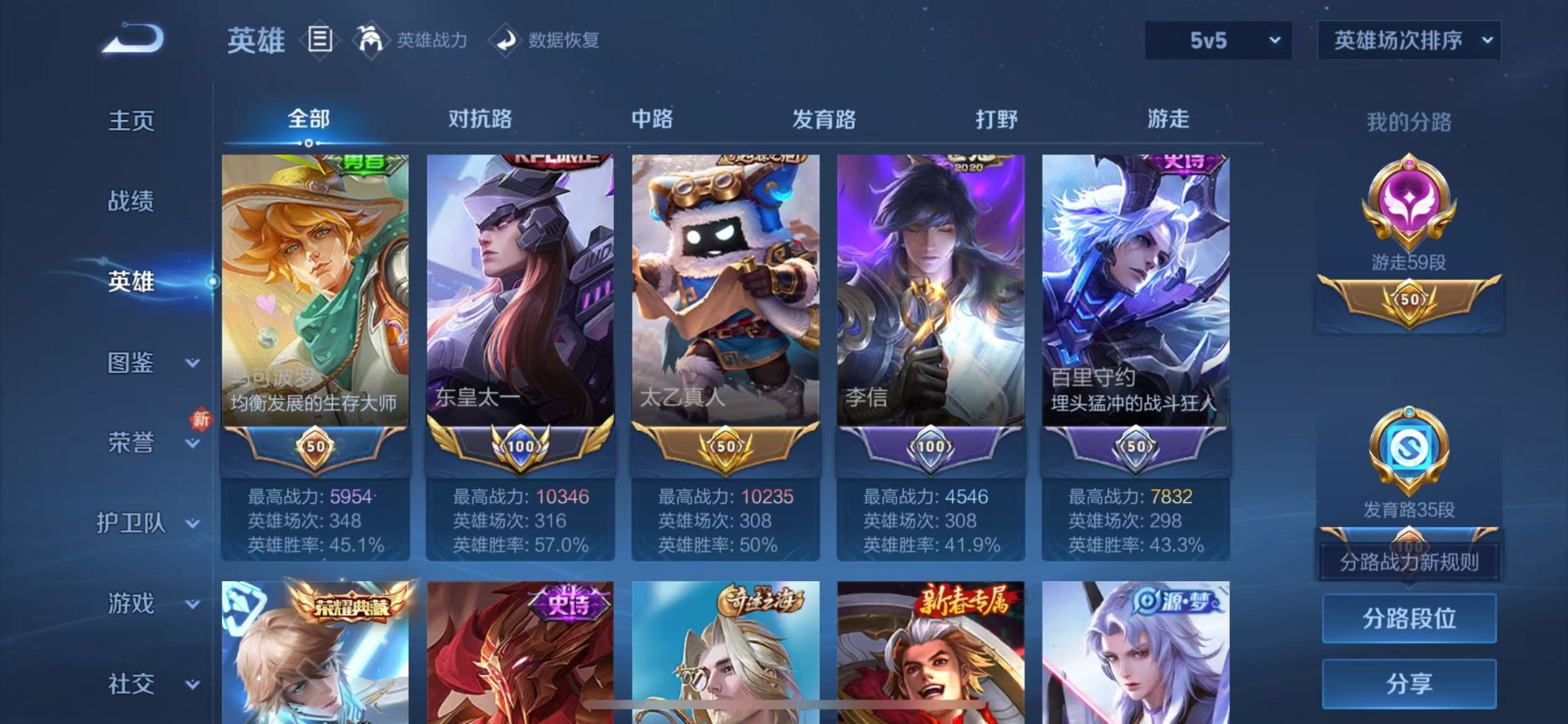 WZQM4170924王者荣耀账号详情图5