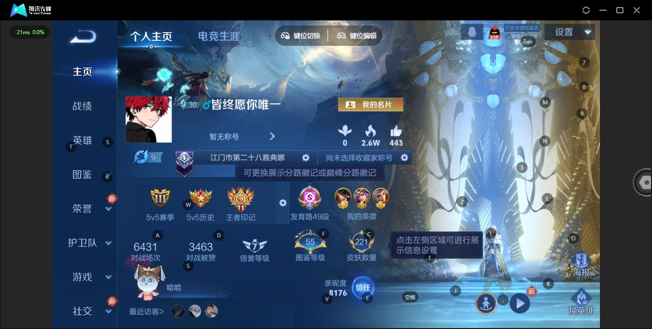 WZCMW4160532王者荣耀账号详情图3