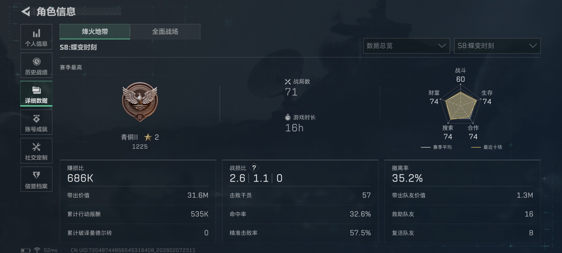 SJZQM440597三角洲行动账号详情图5