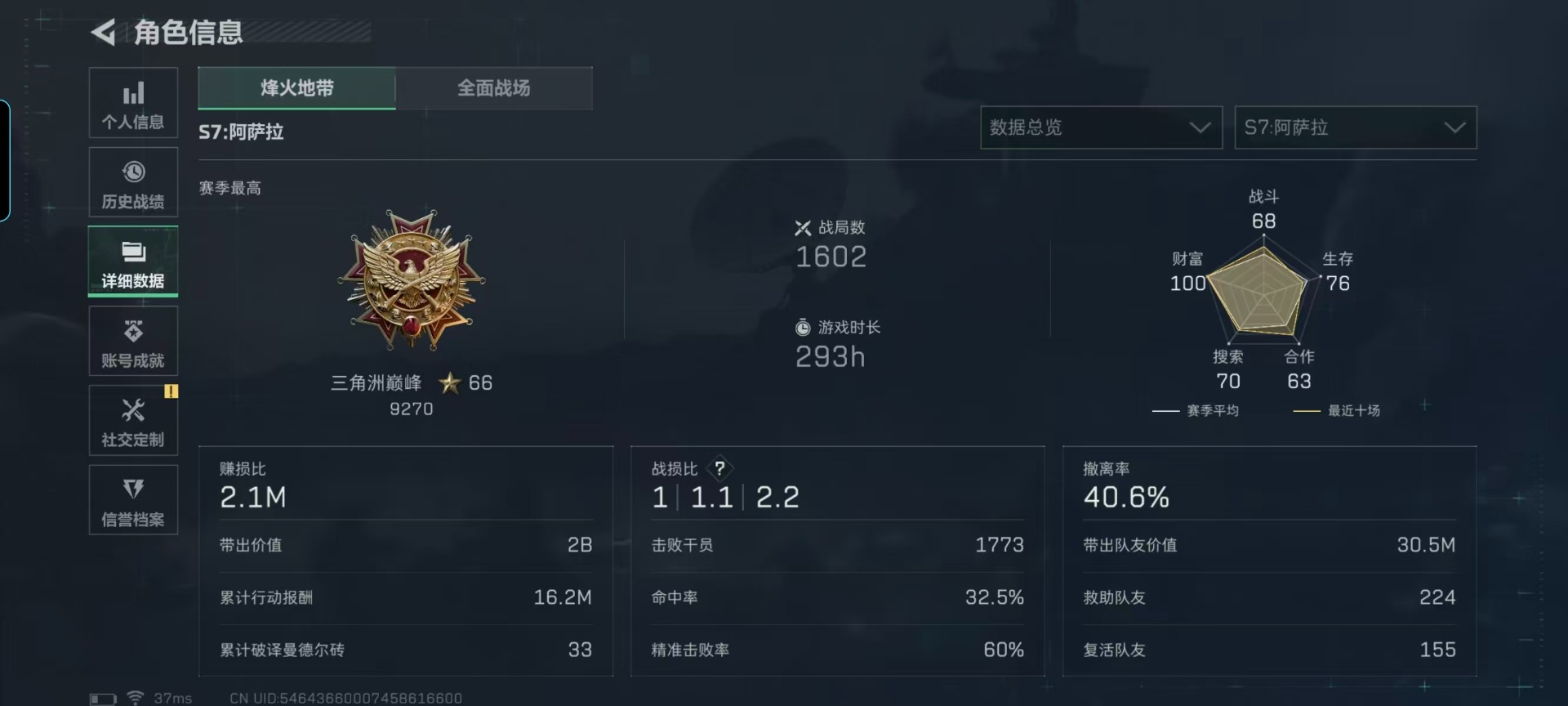 SJZQM440674三角洲行动账号详情图33