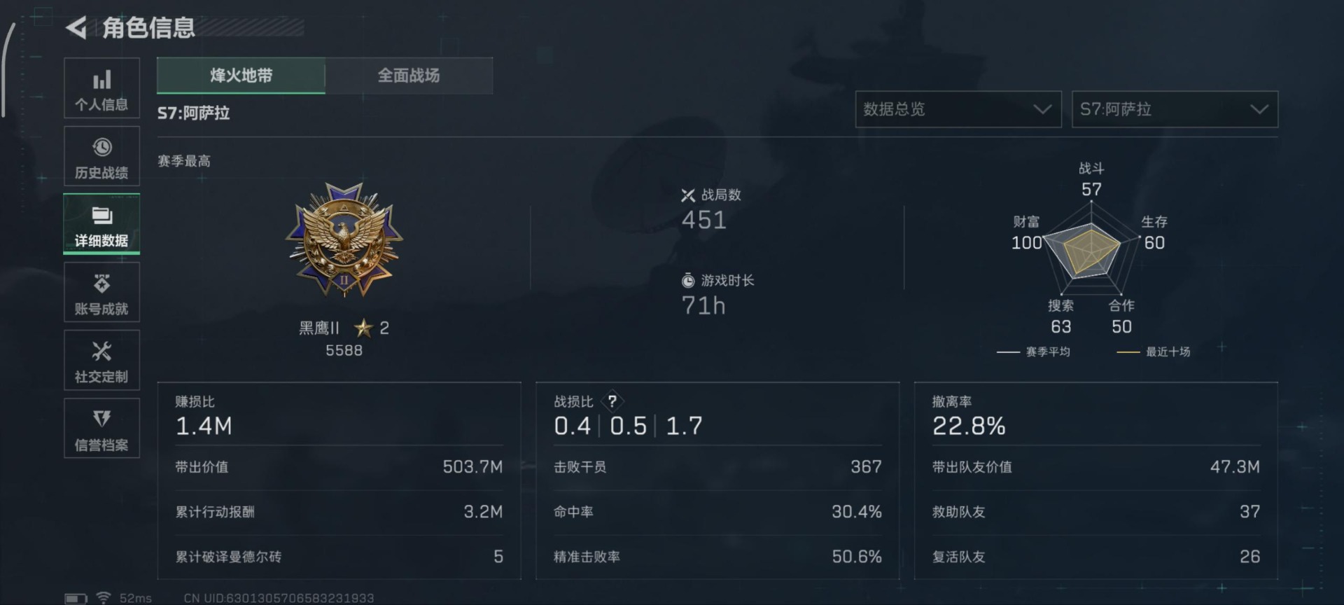 SJZQM456939三角洲行动账号详情图7