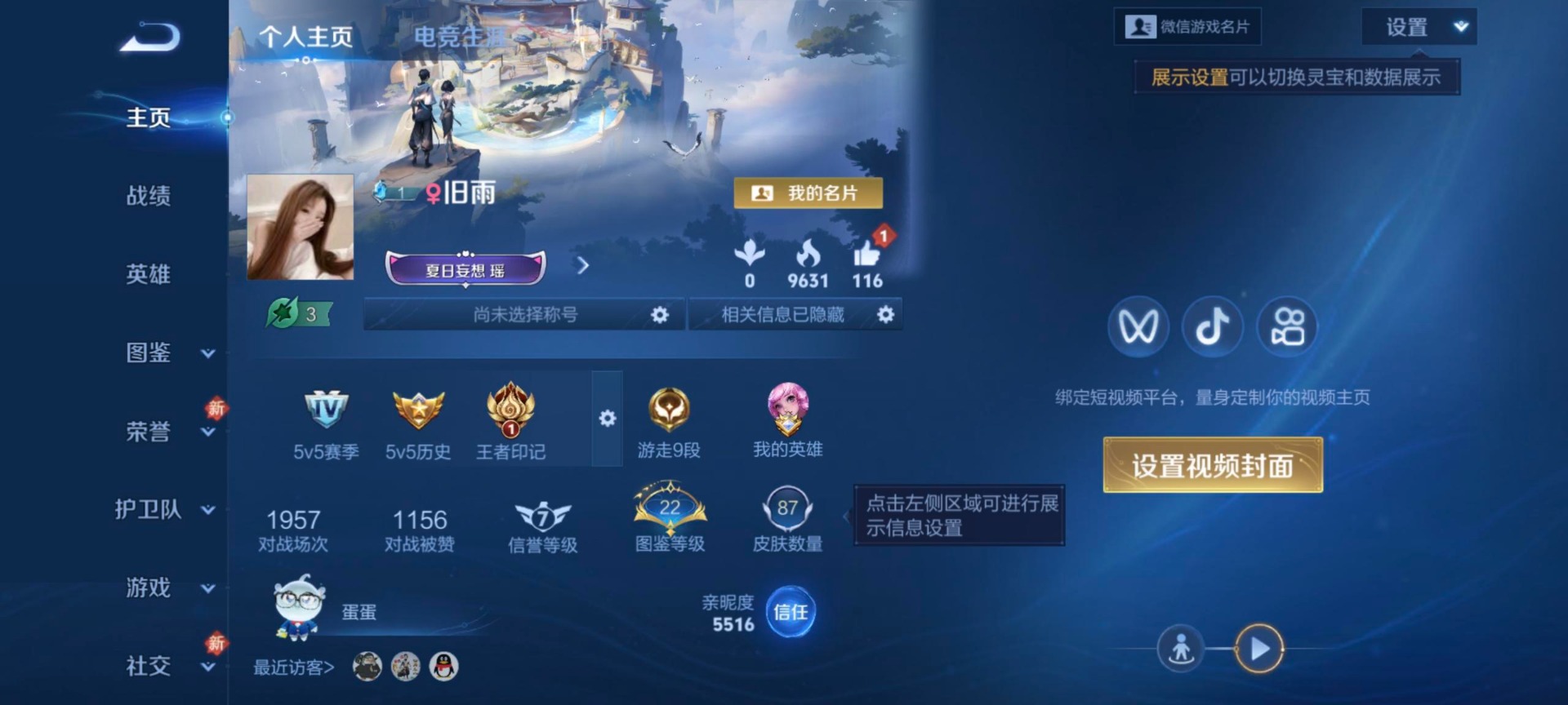 WZCMW4150659王者荣耀账号详情图5