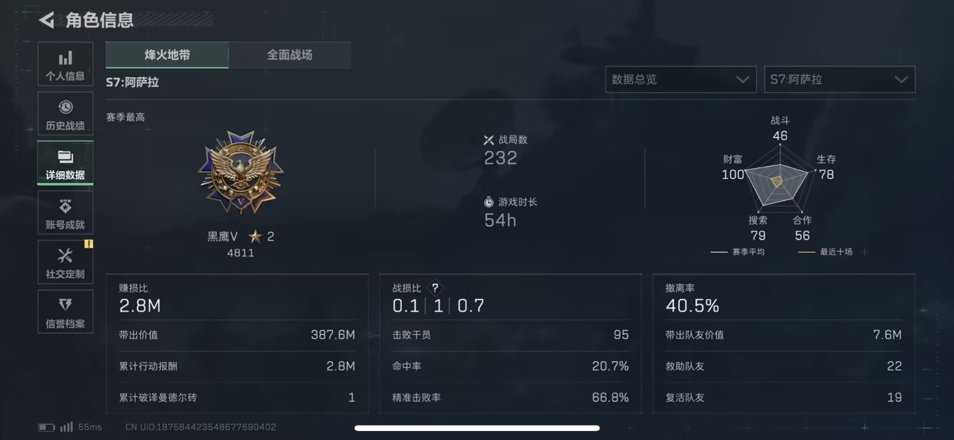 SJZCMW441716三角洲行动账号详情图5