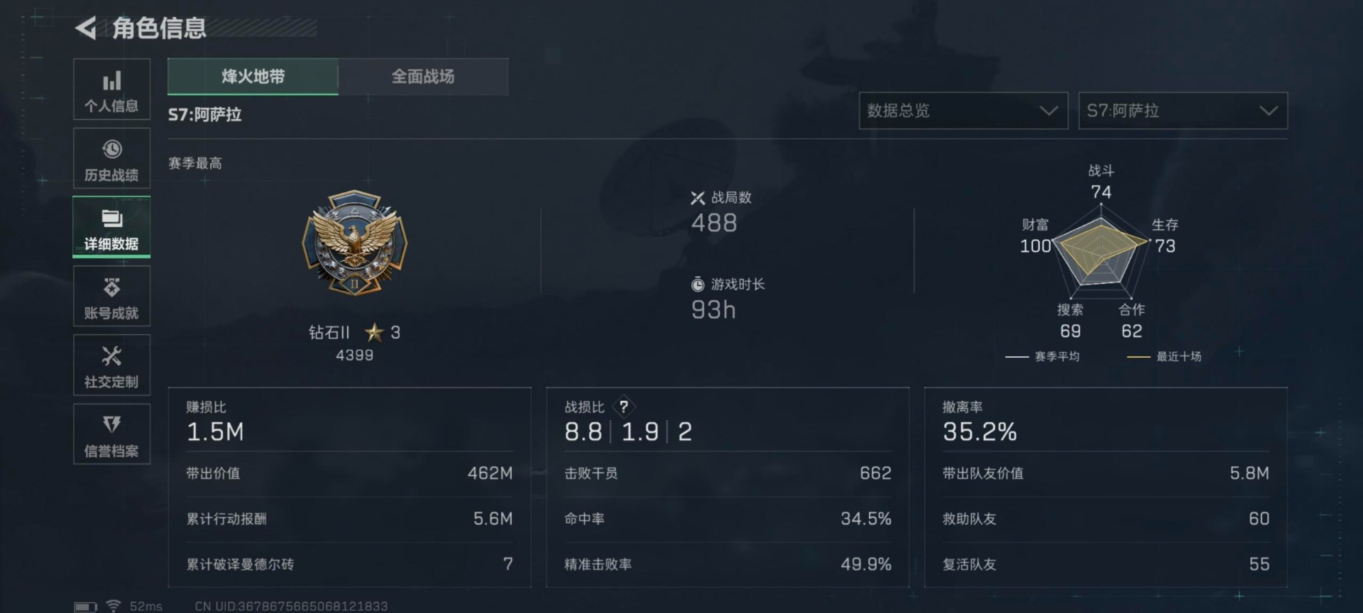 SJZQM441599三角洲行动账号详情图21