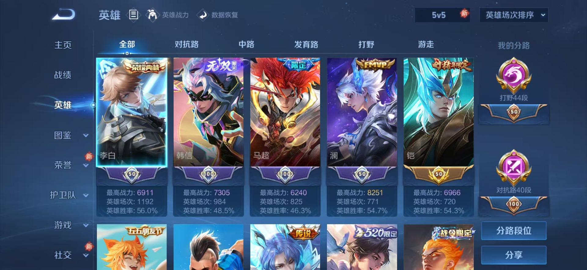 WZCMW4150380王者荣耀账号详情图6