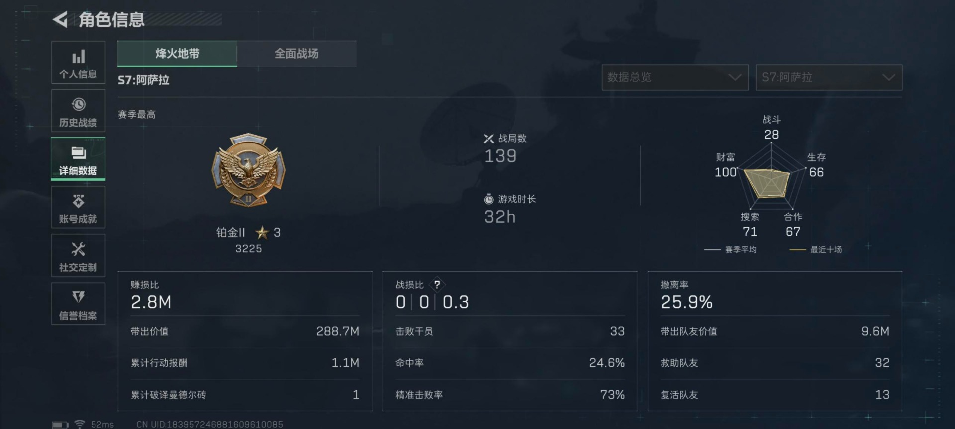 SJZQM455528三角洲行动账号详情图28