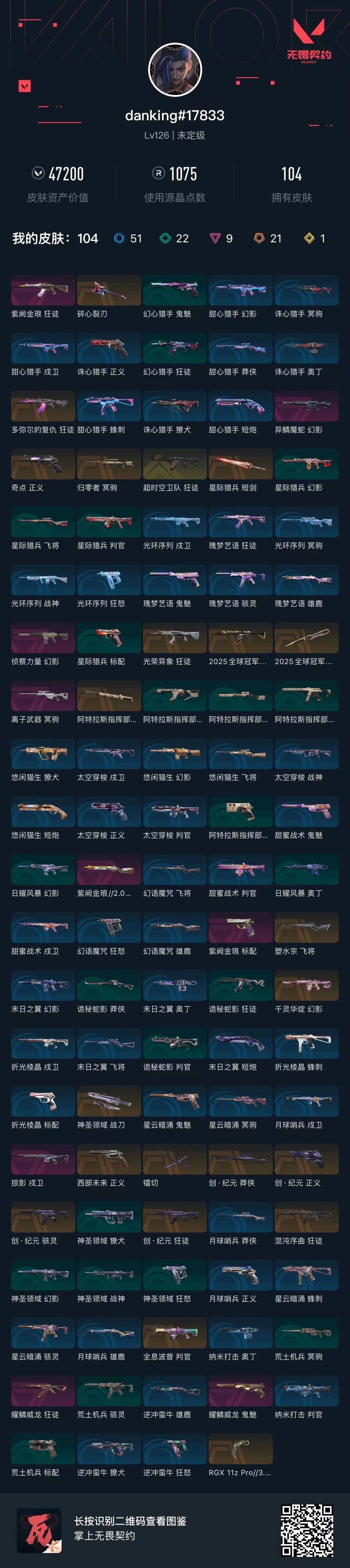 WWQQM414222无畏契约账号详情图5