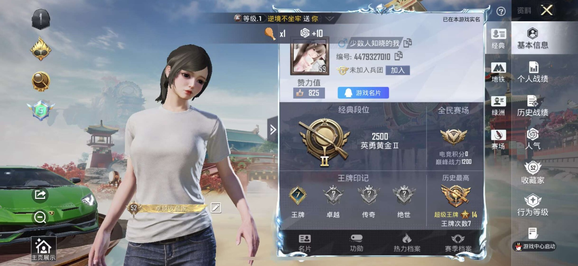 HPCMW4115492和平精英账号详情图5