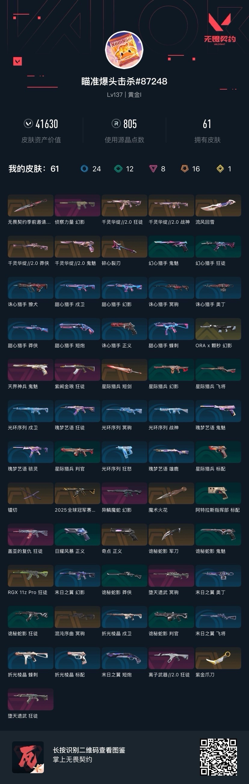 WWQQM414225无畏契约账号详情图8