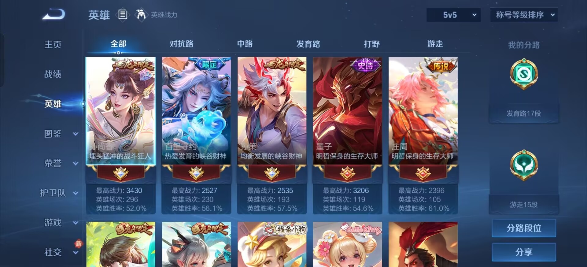 WZCMW4150834王者荣耀账号详情图5