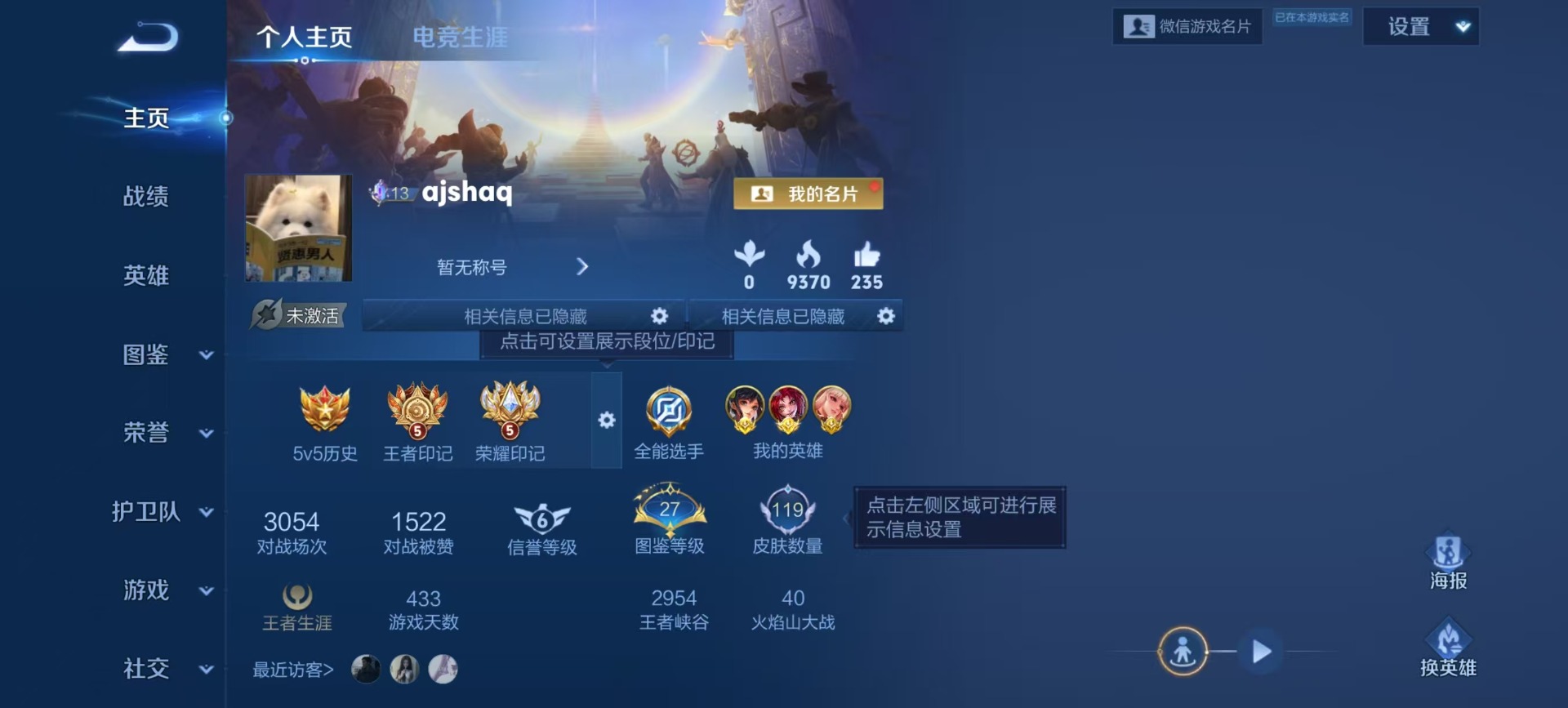 WZCMW4167724王者荣耀账号详情图12