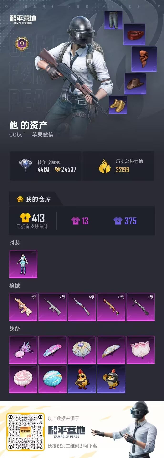 HPCMW4116674和平精英账号详情图9